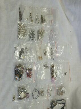 Many many many miscellaneous vintage and actual jewelry accessories for DIY